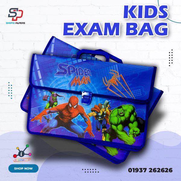 Kids Exam Bag For Spider Man 