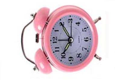Small Plastic Alarm Bed/Table Clock